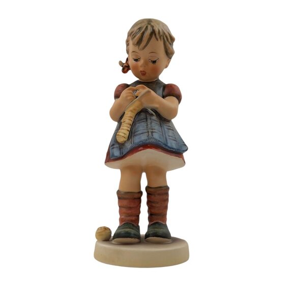 Hummel Goebel Germany Figurine Stitch In Time TMK 4  Vintage 7 in Porcelain 255 - Picture 2 of 10